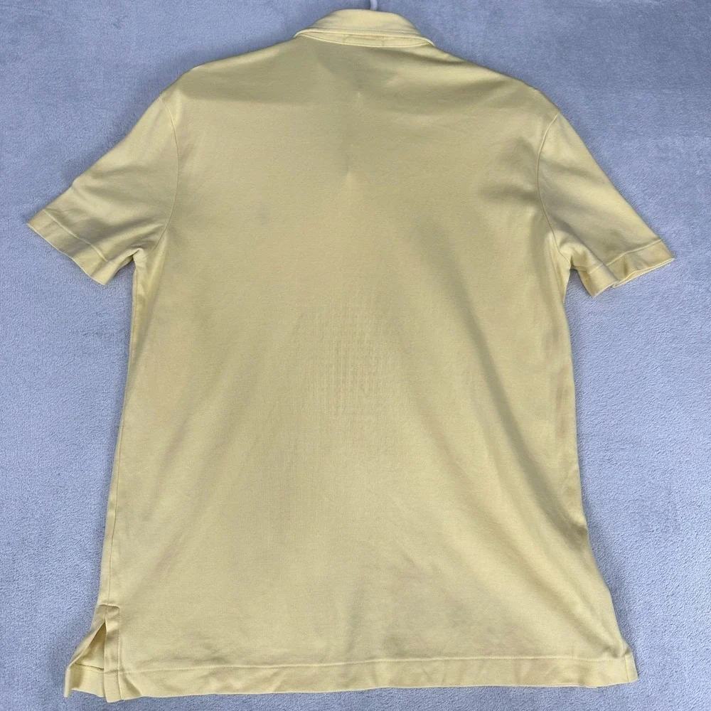 Polo Ralph Lauren Polo Shirt Mens XL Yellow Classic Pony Custom Fit